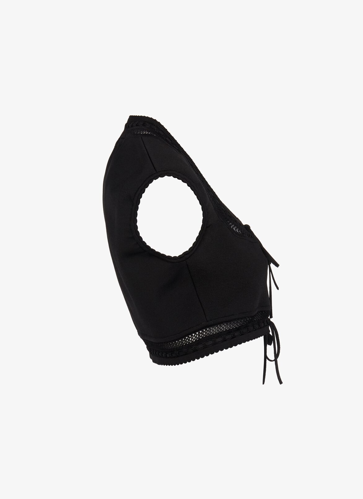 EDITION 1993 CROPPED SLEEVELESS TOP ALAÏA BLACK EDITION 1993 CROPPED SLEEVELESS TOP
